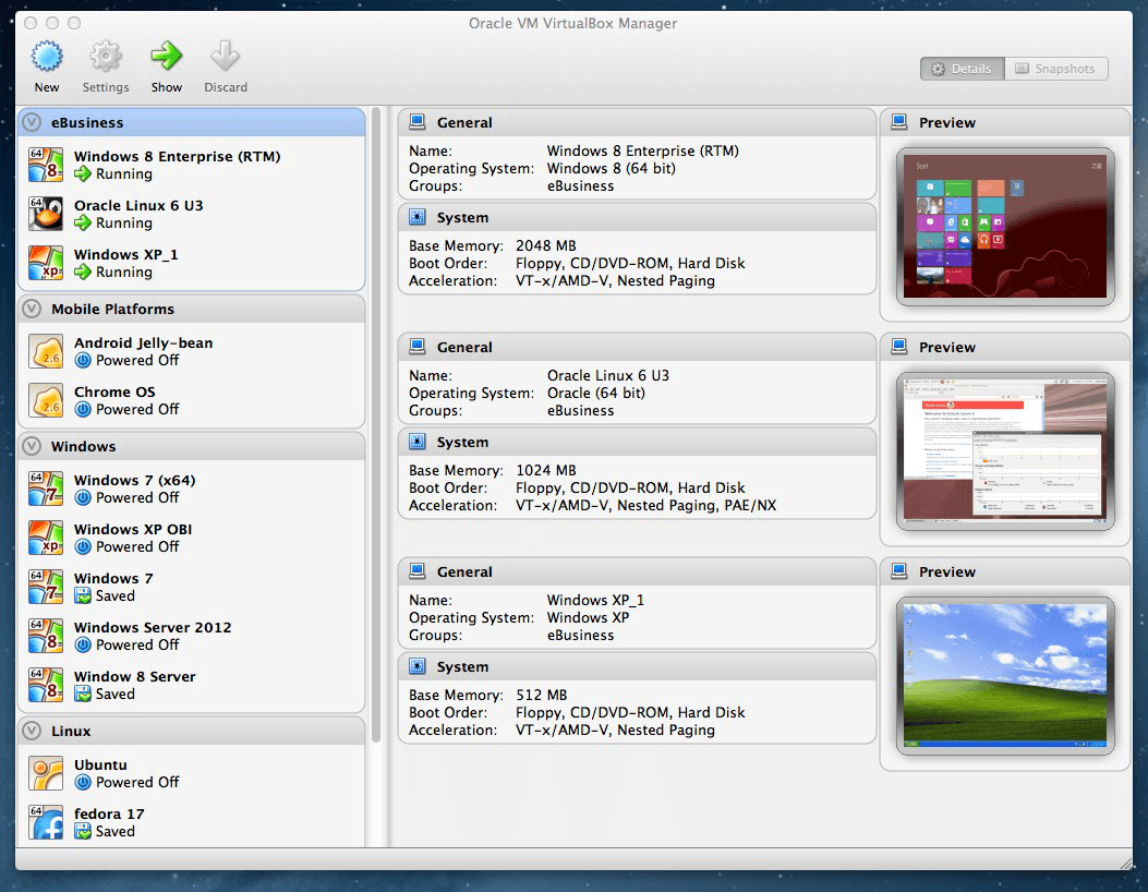 qemu vs virtualbox vs dosbox