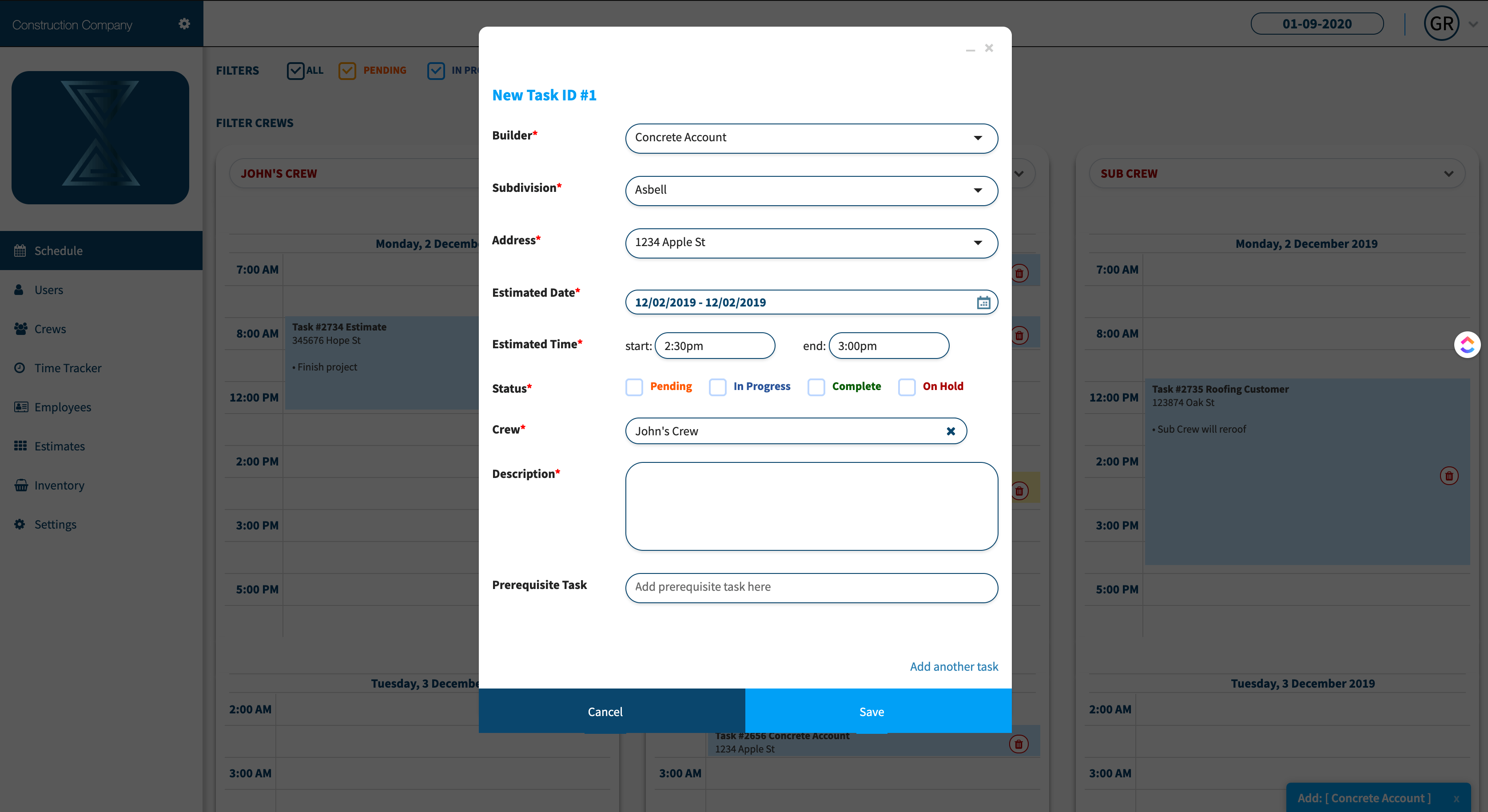 Pro Crew Schedule Pricing Reviews 2022 Project Management Software