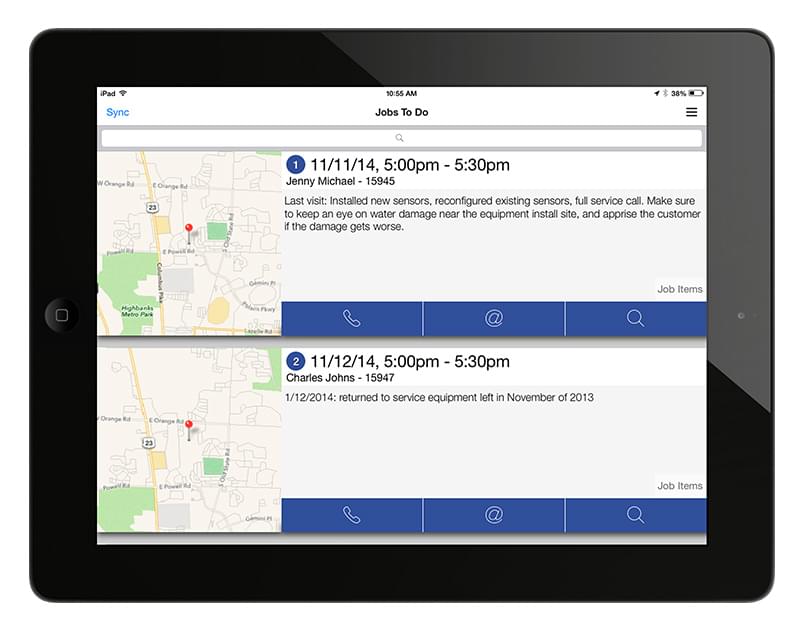 Smart Service scheduling and dispatch software for Field Service Management. 