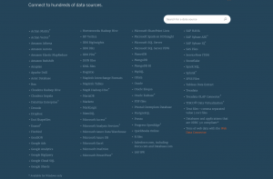 tableau native connections.