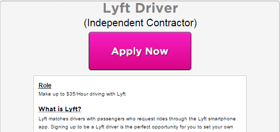 lyft driver example