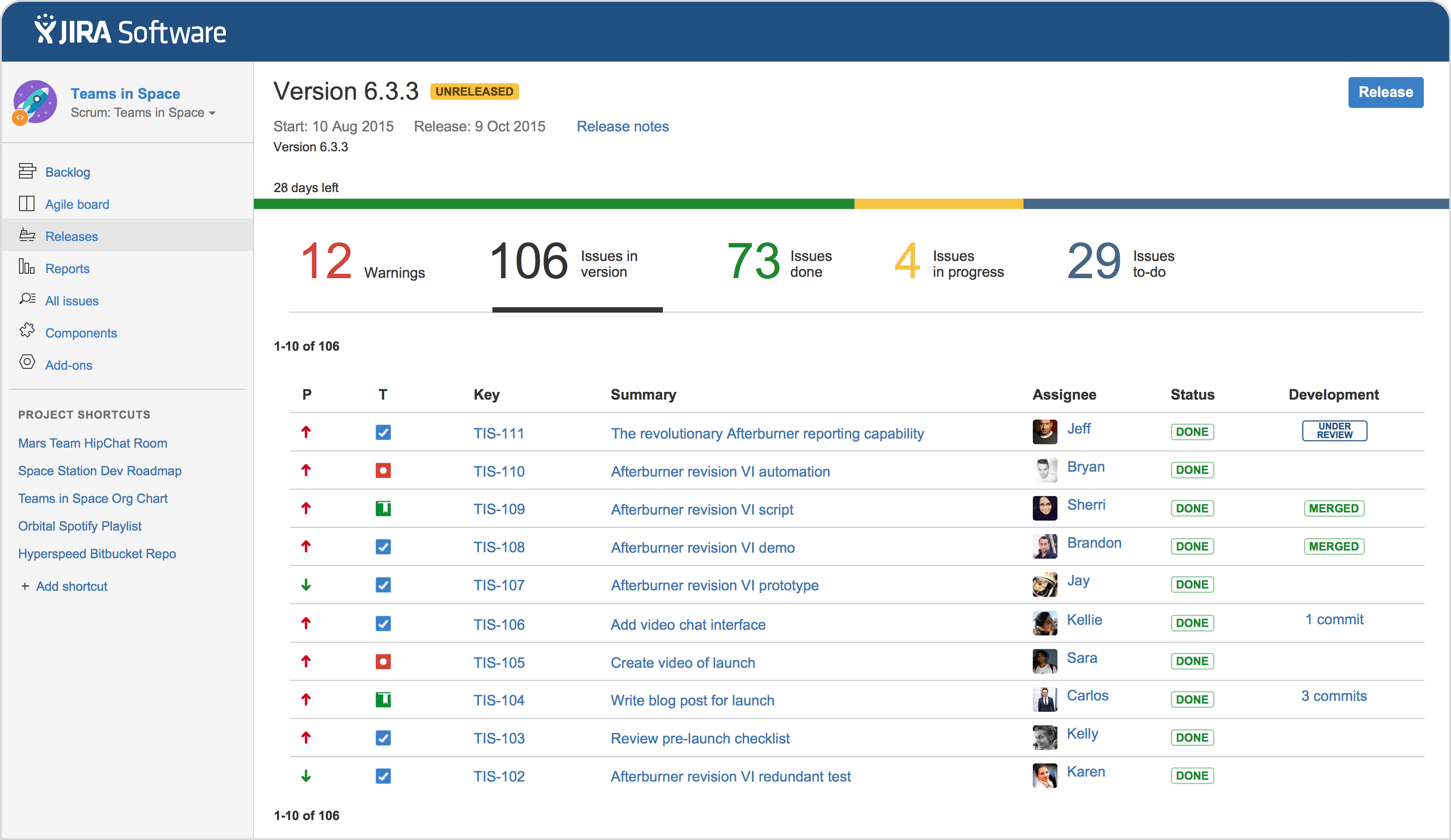 jira manage apps