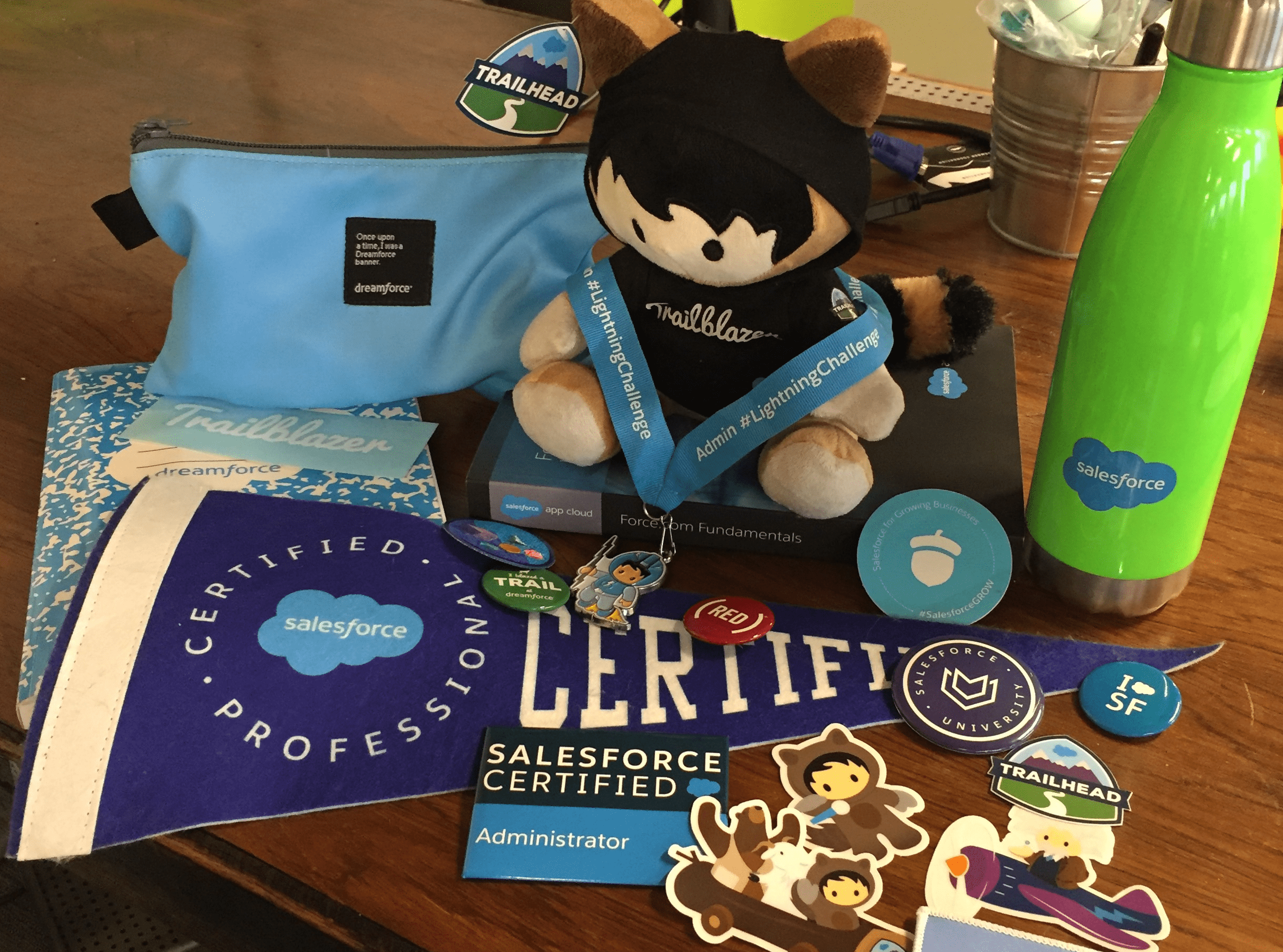 Salesforce certification swag