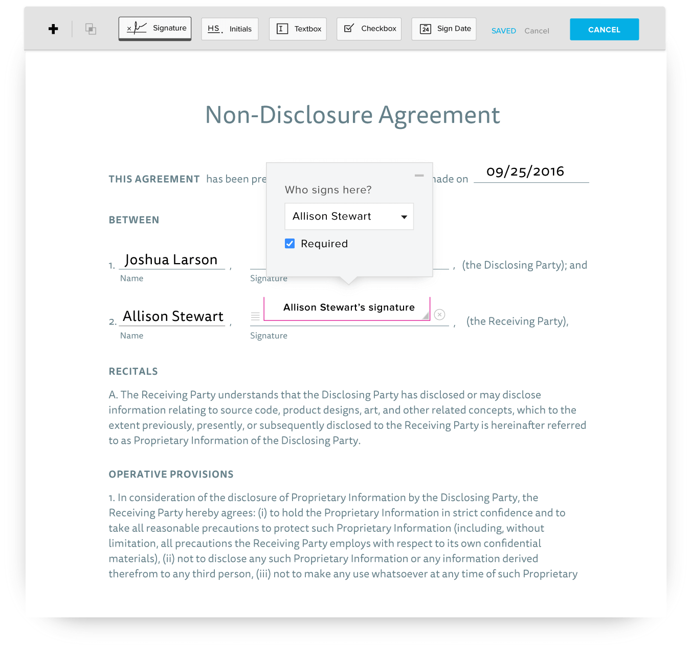 Hello Sign Reviews TechnologyAdvice