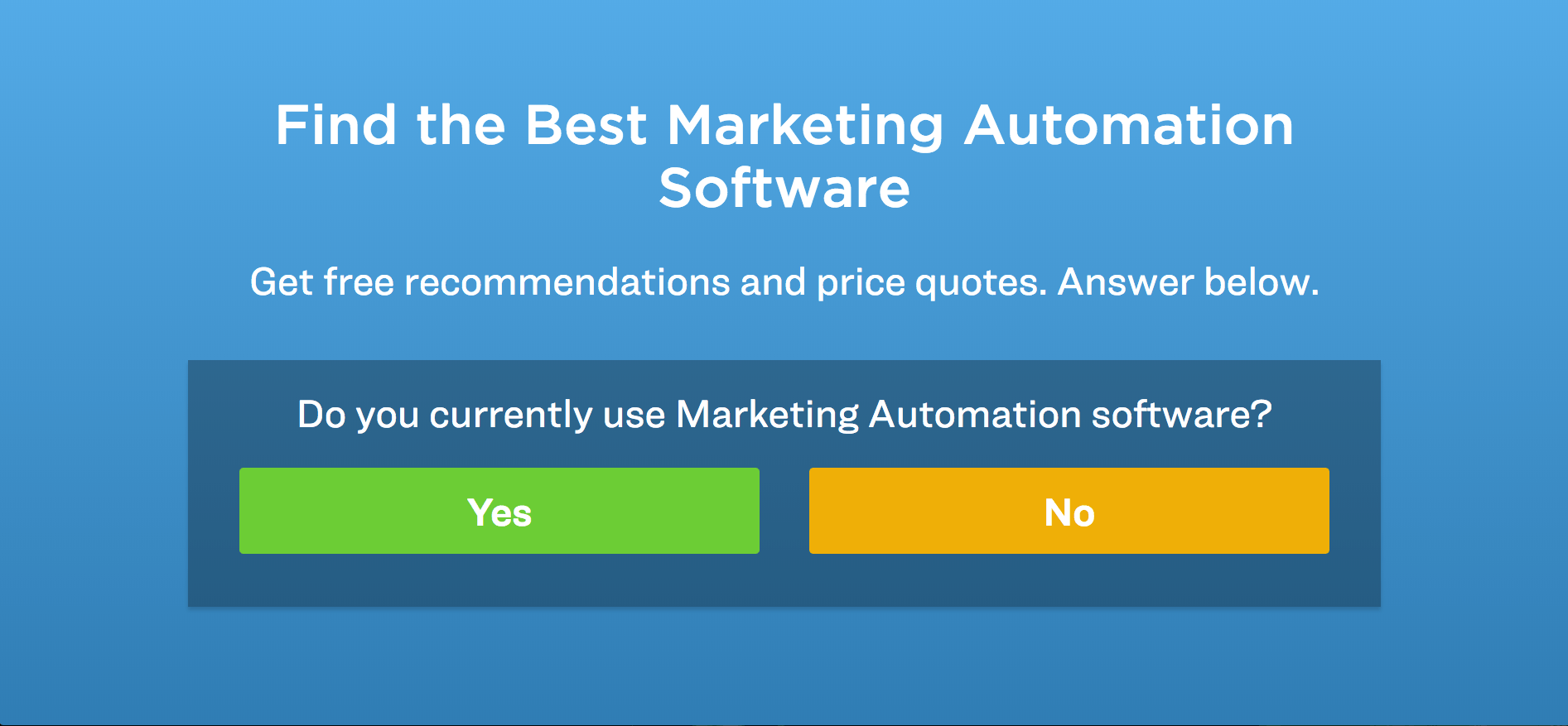 The best Marketing Automation Software