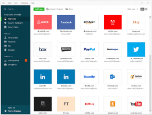 dashlane interface