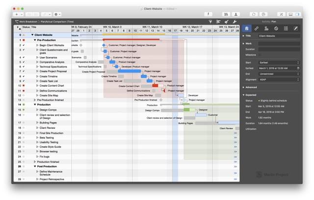 microsoft project vs omniplan