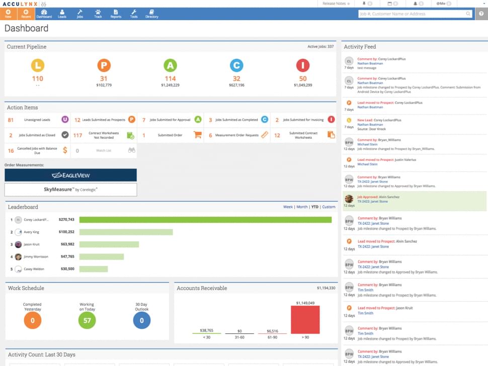 AccuLynx Software Pricing & Reviews 2022 | Construction Management Software