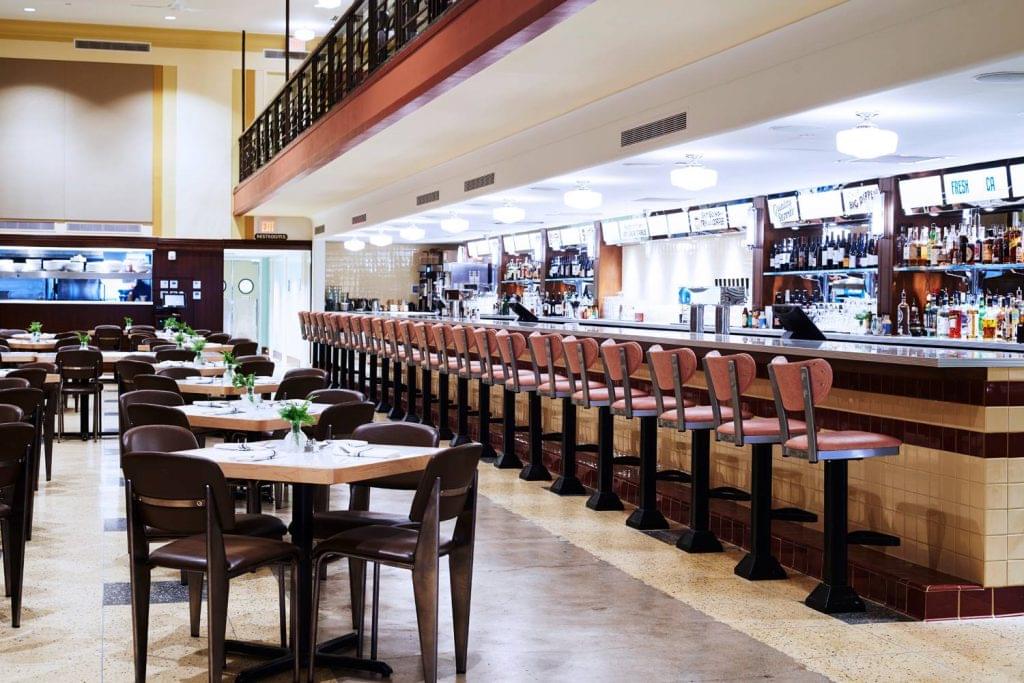 Photo of the lunch counter at Woolworth on Fifth in Nashville.