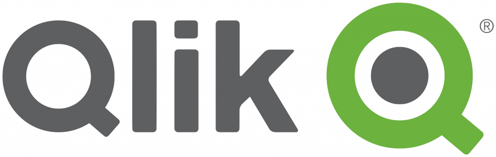 Logo for Qlik.
