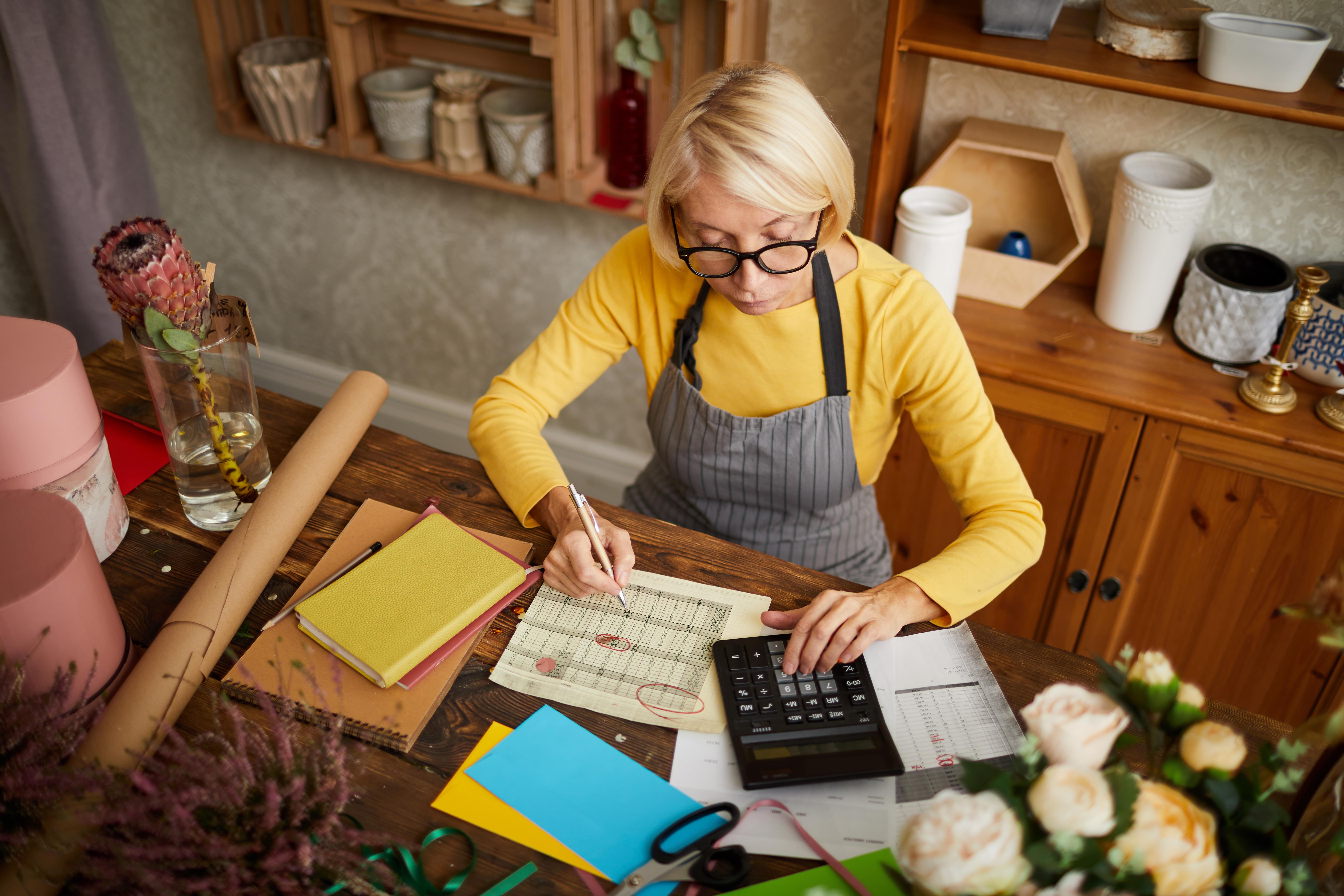 Use Quickbooks or quicken for small business accounting.