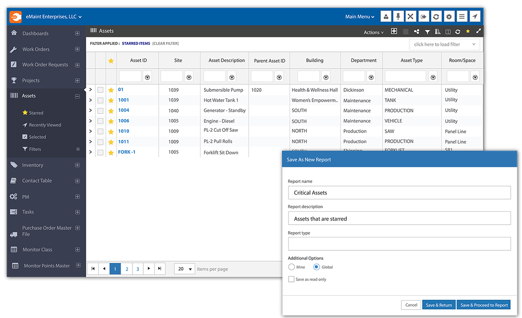 emaint cmms software.