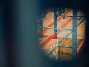 warehouse with boxes