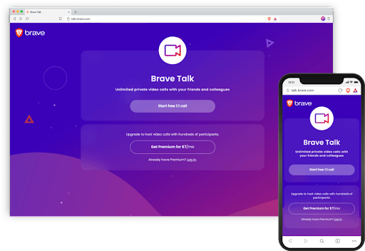 brave talk new private video conferencing software