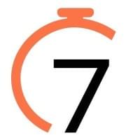 7Shifts employee scheduling for restaurants logo.