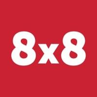 8x8 VOIP logo.