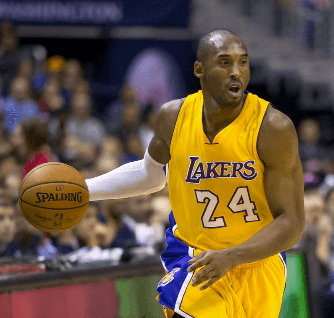 Kobe Bryant, NBA basketball player