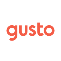 Gusto onboarding software logo.