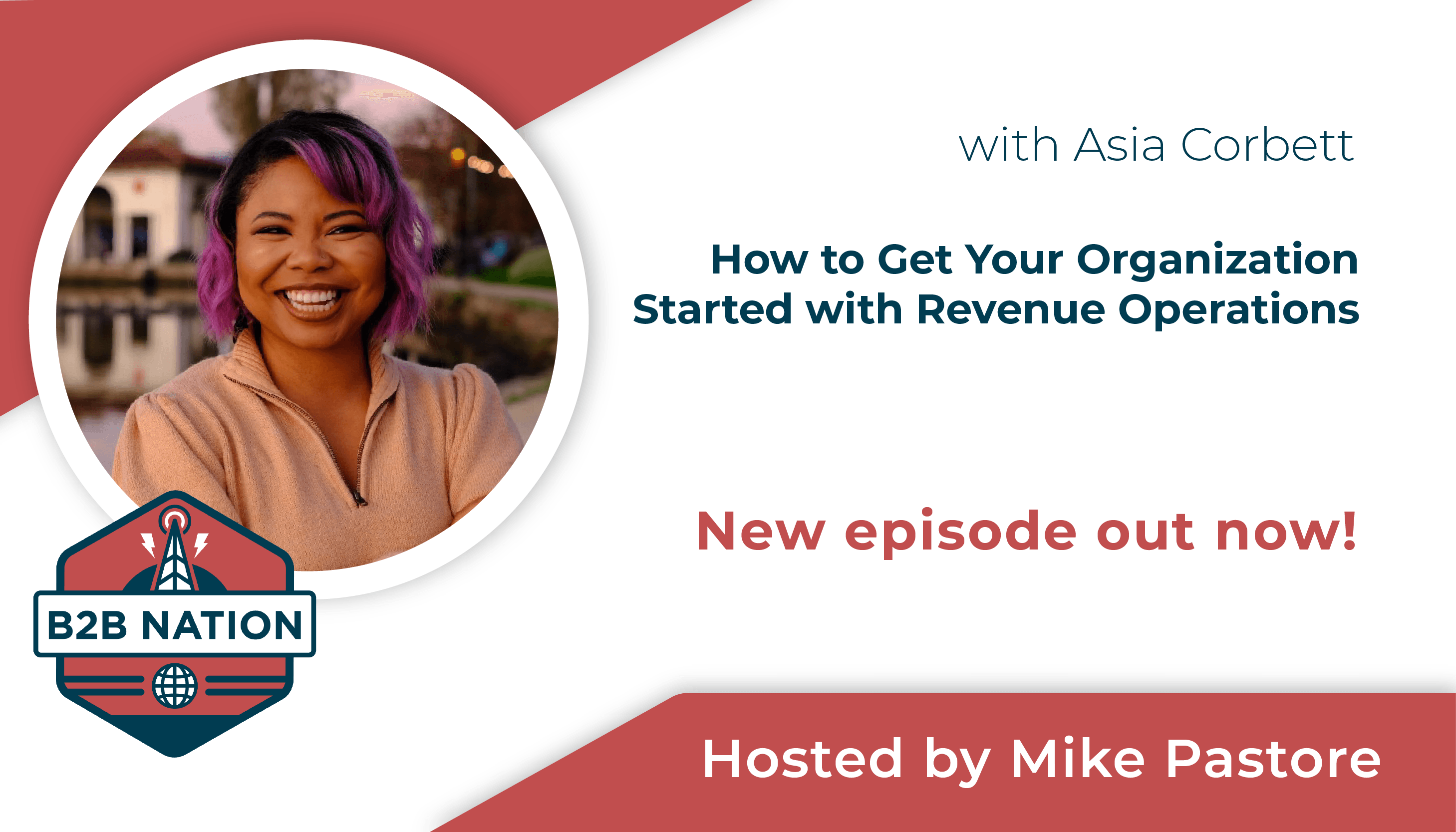 Asia Corbett discusses getting started with revenue operations on B2B Nation.