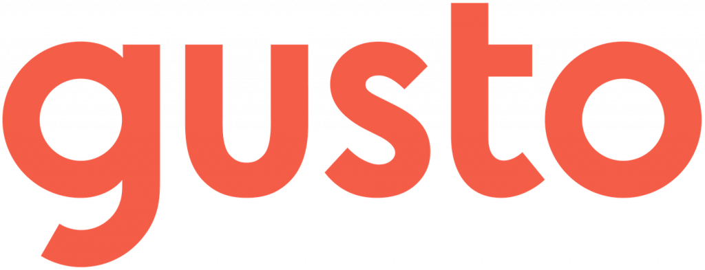 Gusto logo.