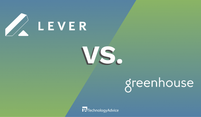 Lever vs. Greenhouse logos.