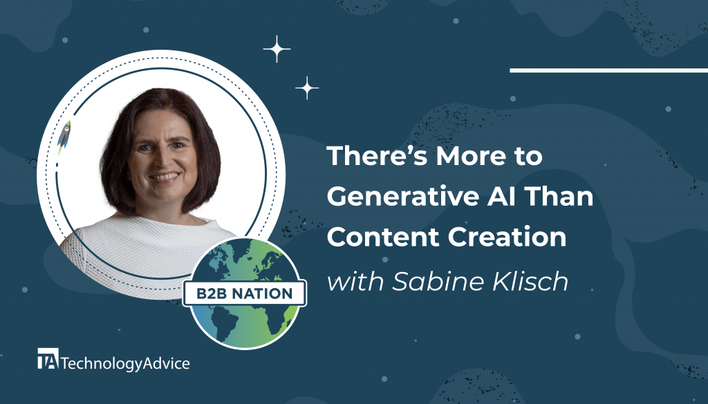 Sabine Klisch from MOSTLY AI talks B2B marketing and synthetic data on B2B Nation.
