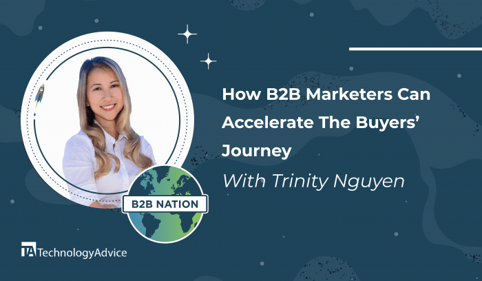 Trinity Nguyen from UserGems discusses accelerating the buyers' journey on B2B Nation.